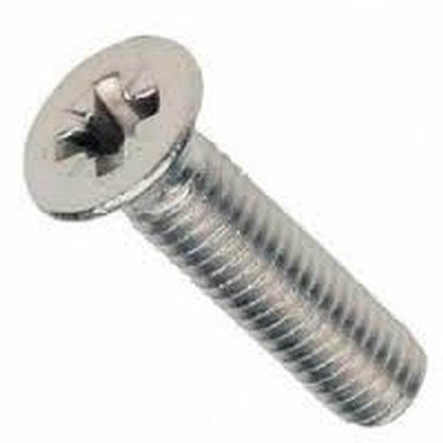 Pozi Countersunk Machine Screws